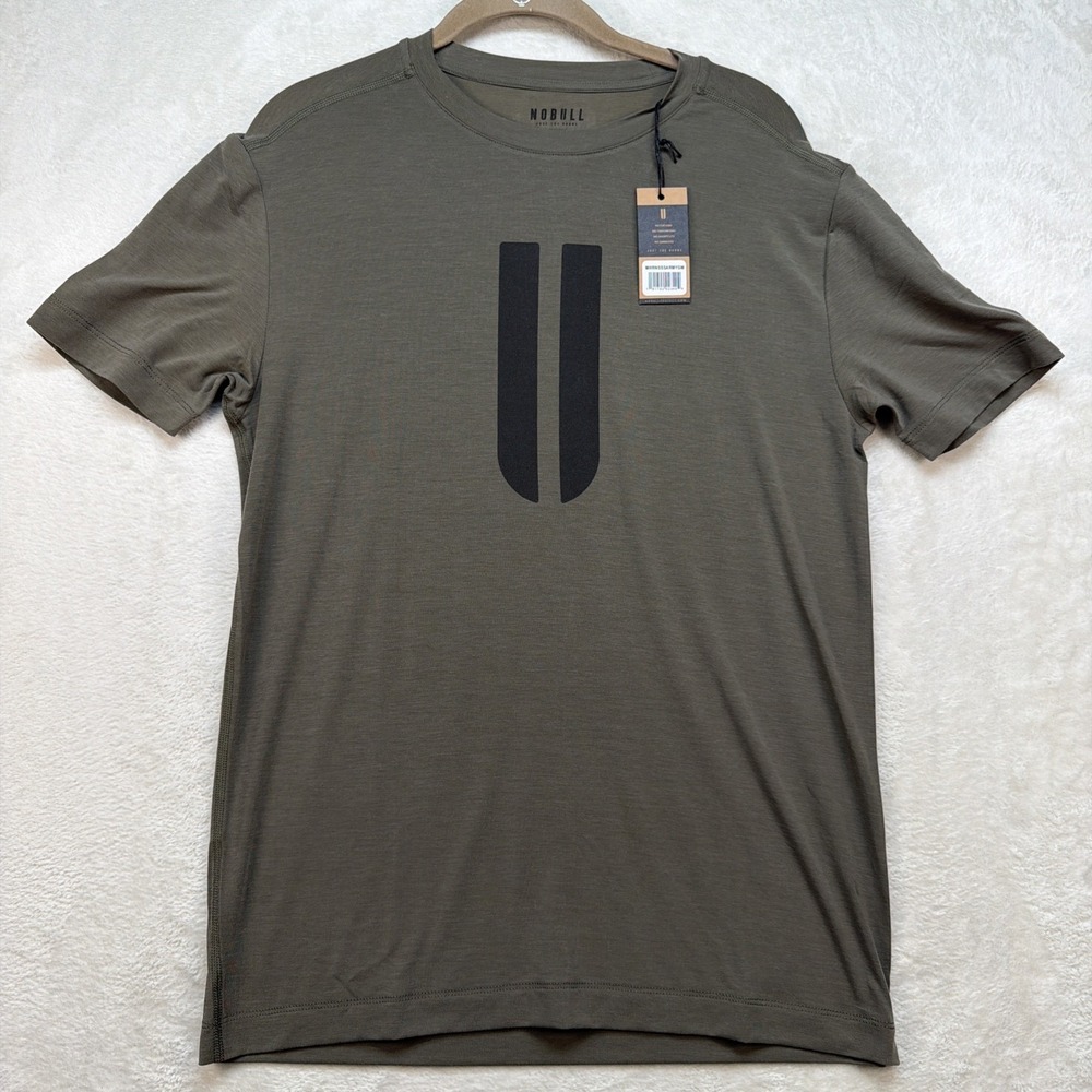NOBULL Performance Training T Shirt Men's Medium Athletic Gym Workout Tee - Picture 2 of 8